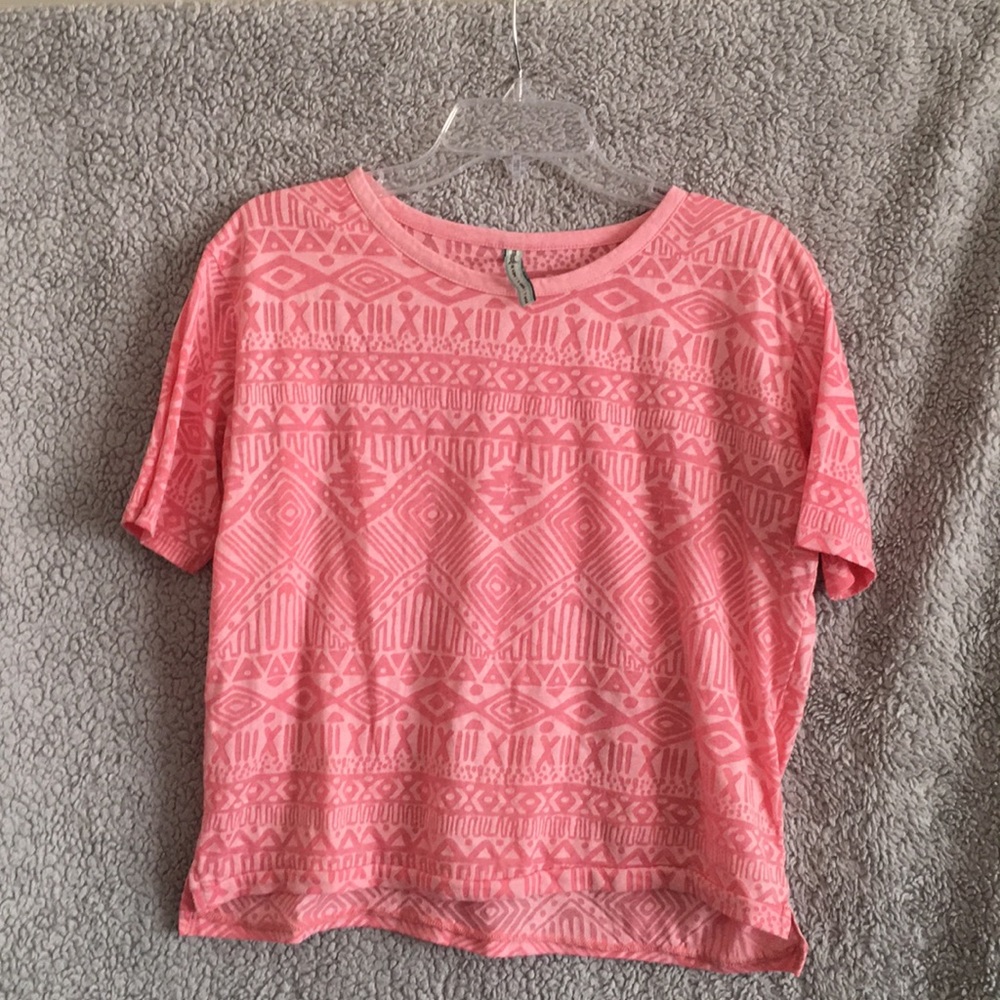 Pink crop top
